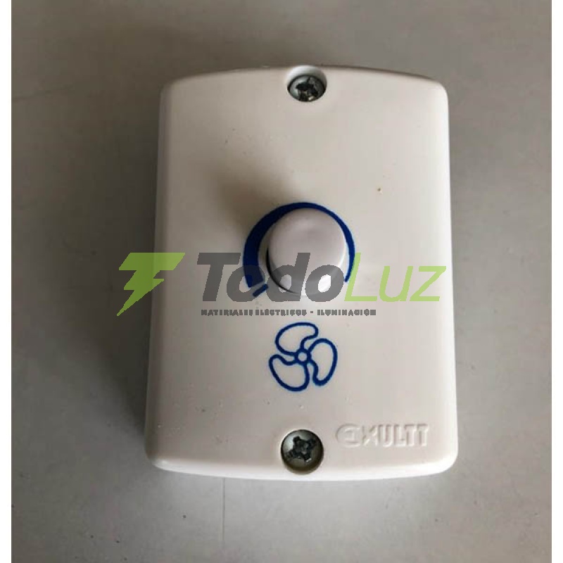 LLAVE EXTERIOR VARIADOR DE VENTILADOR BLANCO STICK