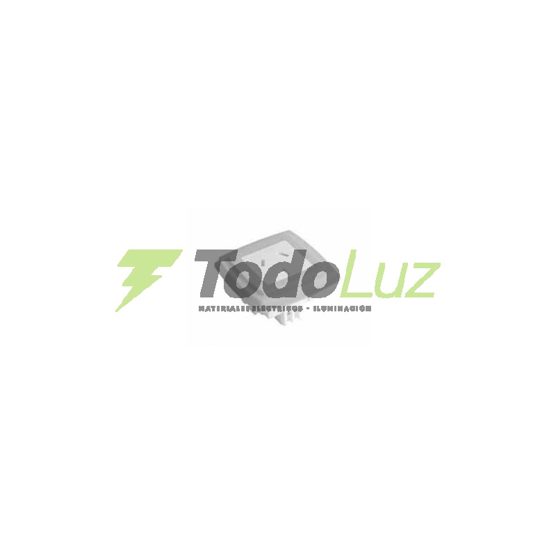 SOPORTE P/CAJA CAPS. TOMACORRIENTE POLARIZADO