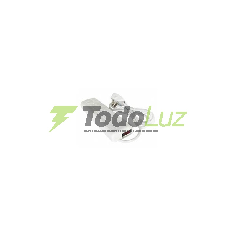 ZAPATILLA MULTINORMA 4T C/CABLE DE 1,5 MTS. BLANCO