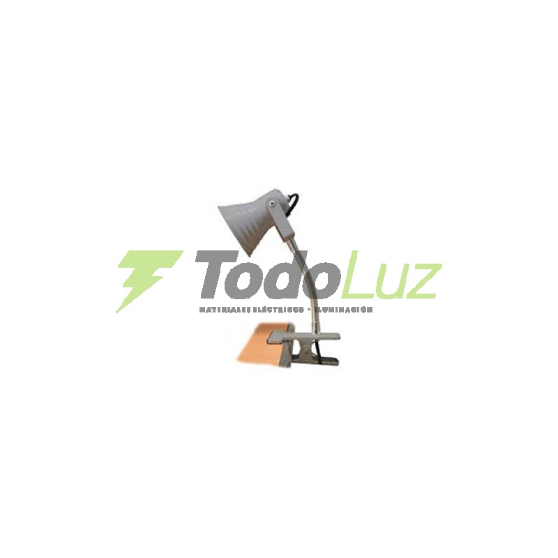 SPOT PINZA ESCALONADO CON FLEXIBLE GRIS