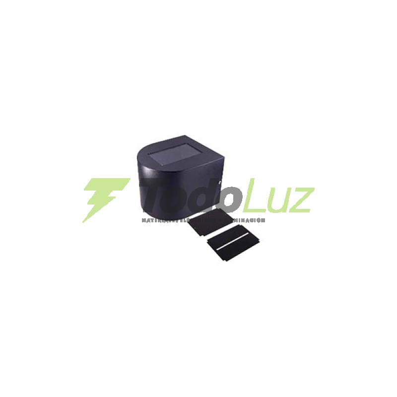 BIDIRECCIONAL GEMINIS II NEGRO TEXT.  1 E-27