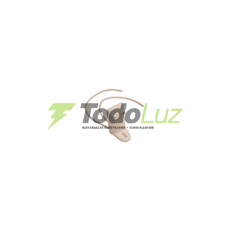 ZOCALO PARA TUBO FLUORESCENTE FLEXIBLE C/CHICOTE