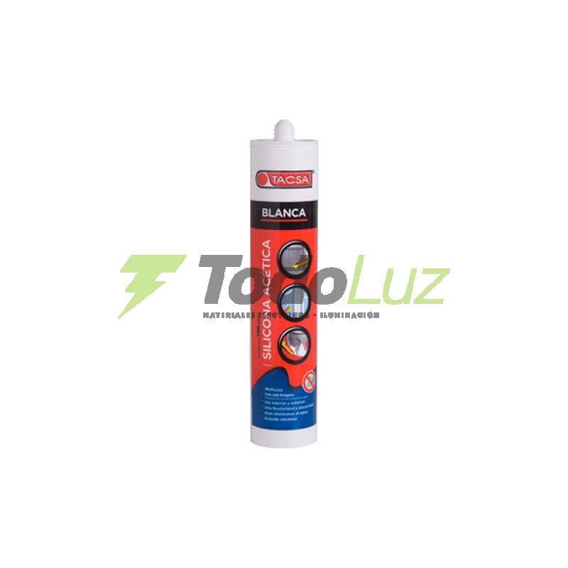 SILICONA ACETICA TRANSPARENTE 280ML P/PISTOLA