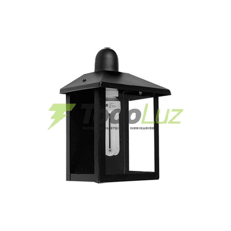 FAROL DE HIERRO CUADRADO 270MM P/PARED