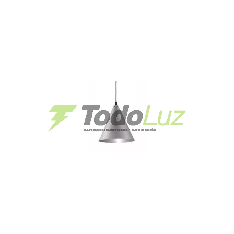 COLGANTE CONICO DE ALUMINIO 17,5CM