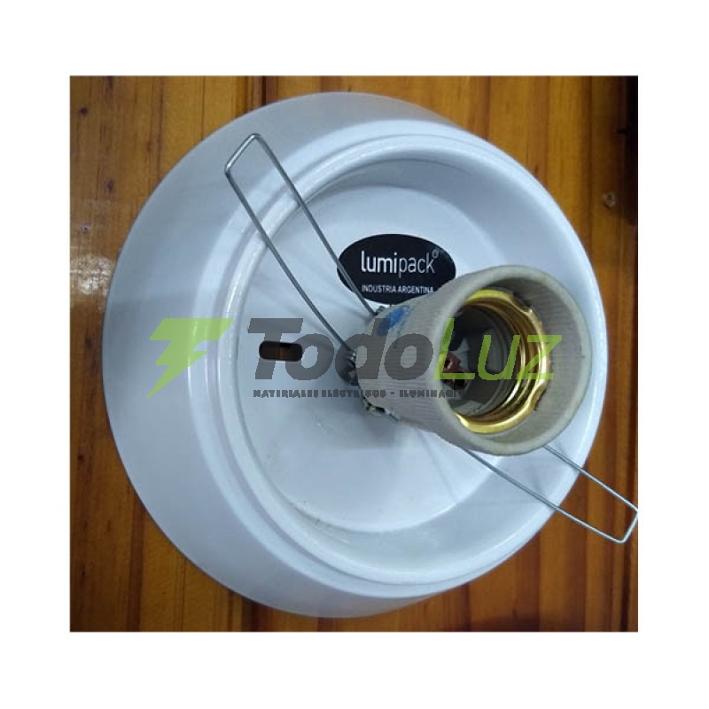 BASE P/GLOBO ARMADA DE 8CM PLASTICA BLANCA/NEGRA