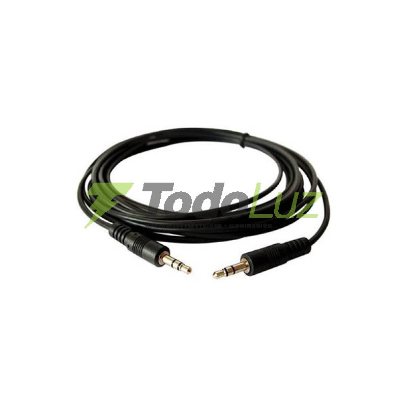 CABLE ARMADO 1PLUG 3,5M A 1PLUG 3,5M ESTEREO 1,8MT