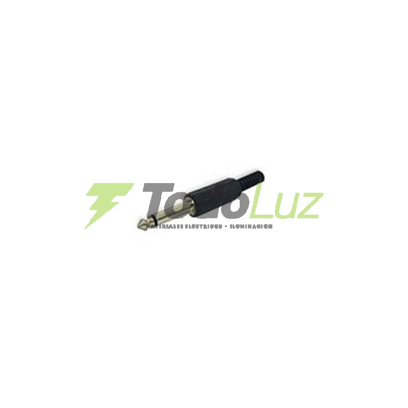 FICHA AUDIO PLUG MONO 6,5 MM GRANDE
