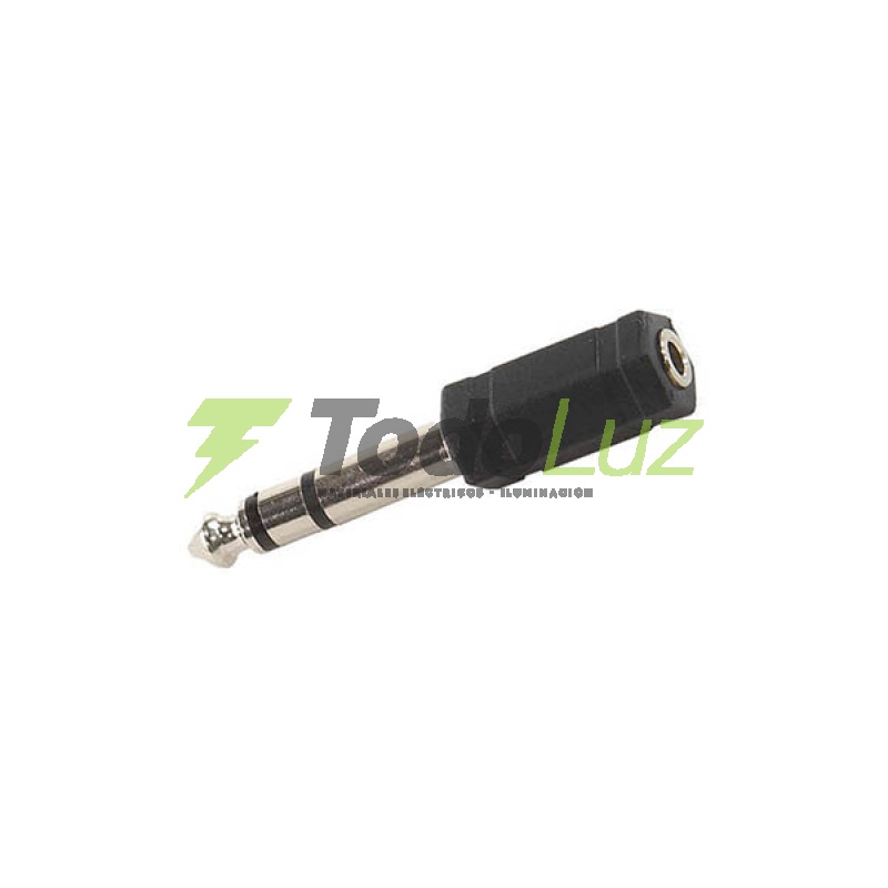 ADAPTADOR PLUG STEREO 3,5 A STEREO 6,5 MM