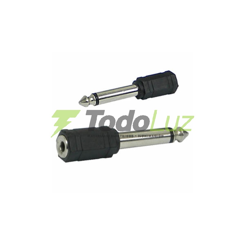 ADAPTADOR PLUG MONO 3,5 A MONO 6,5 MM