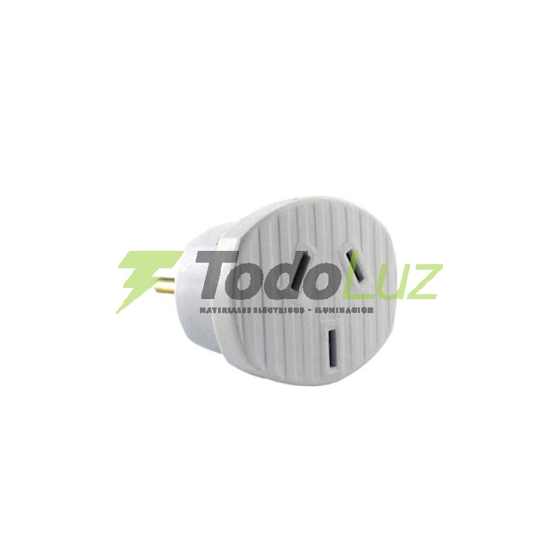 ADAPTADOR COMUN 2P RED. A 3P CHATAS