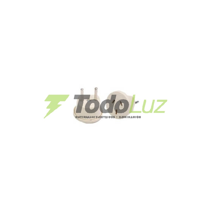 ADAPTADOR COMUN 2P RED. A 3P CHATAS REFORZADO