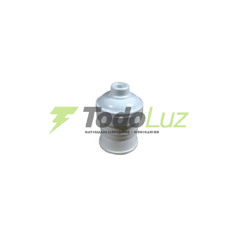 PORTALAMPARAS PVC 3 PIEZAS E-27 BLANCO