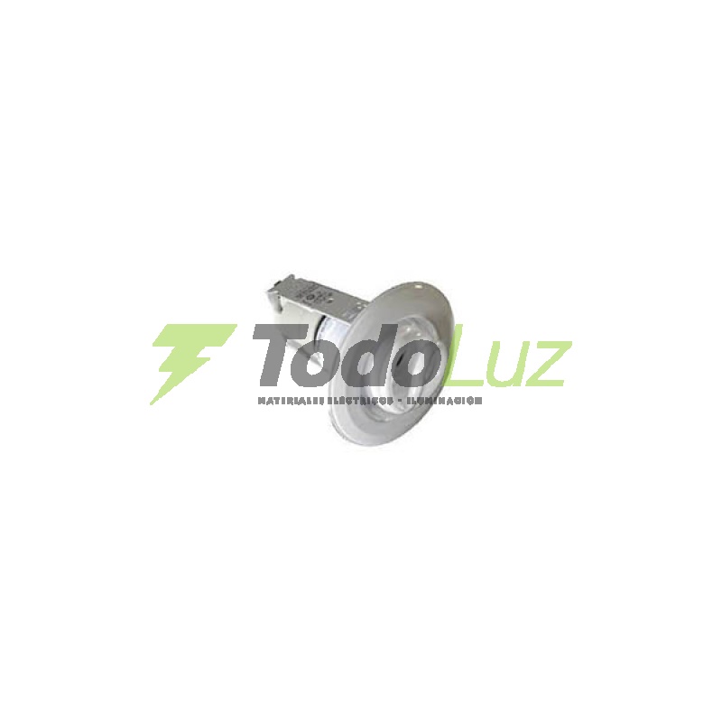 SPOT DE EMBUTIR 12CM P/E-27 REGULABLE ARO BLANCO