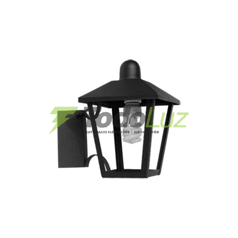 FAROL DE HIERRO TRAPECIO 270MM ESQUINERO