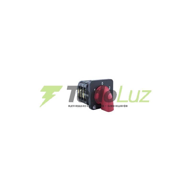 CONMUTADOR ROTATIVO 3 X 20A+N 1-0-2 P/TABLERO