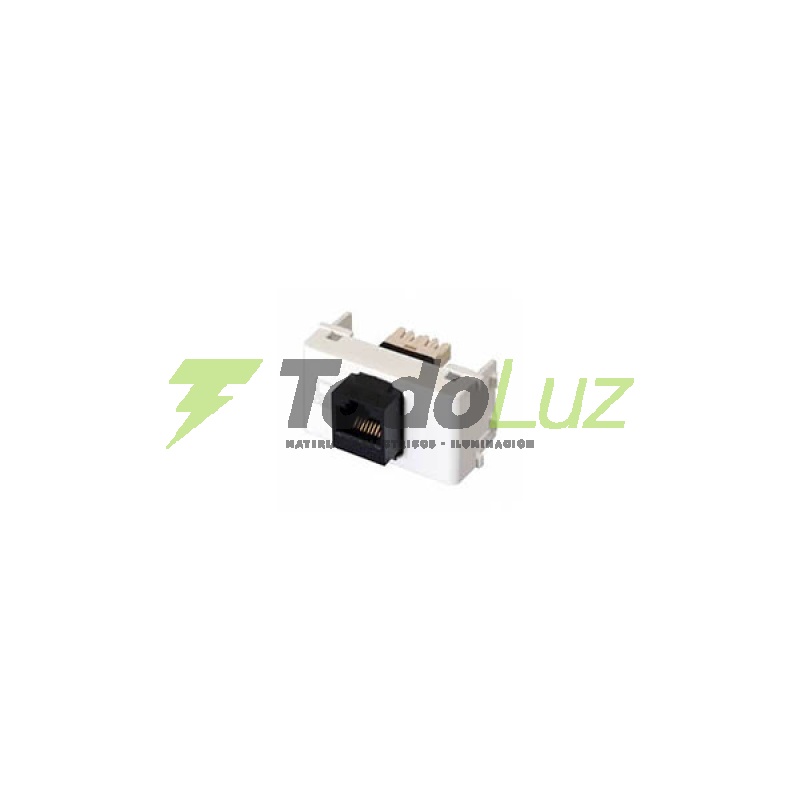 MODULO UNIVERSAL TOMA COMPUTACIÓN RJ45 BLANCO