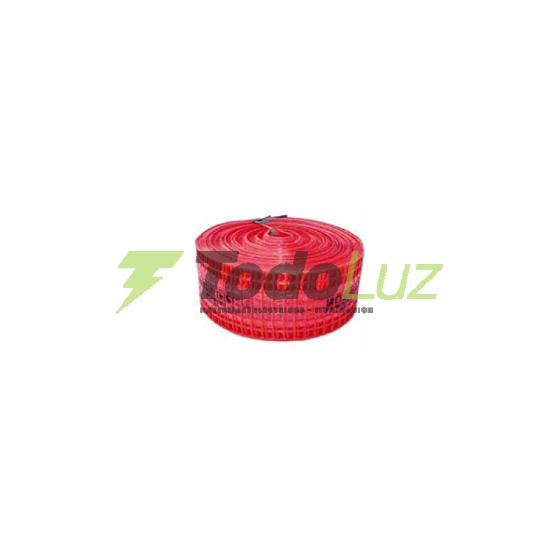 MALLA ADVERTENCIA P/ELECTRICIDAD 15CM (ROLLO 100M)