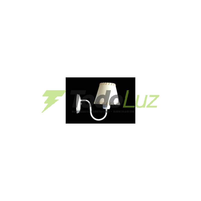 APLIQUE PARA PANTALLA 1 LUZ S/PANTALLA