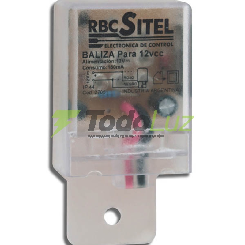 BALIZA LUMINOSA Y SONORA 12V