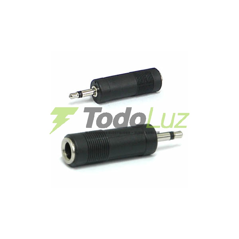 ADAPTADOR PLUG MONO 6,5 A MONO 3,5 MM