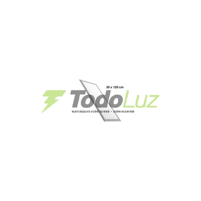 PANEL LED C/ACCESORIOS 30 X 120 - 40W LUZ NEUTRA