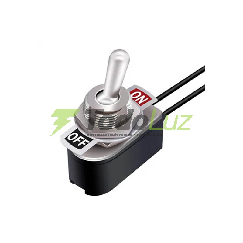 LLAVE PALANCA ST 25 ON-OFF C/CHICOTE 2 POLO