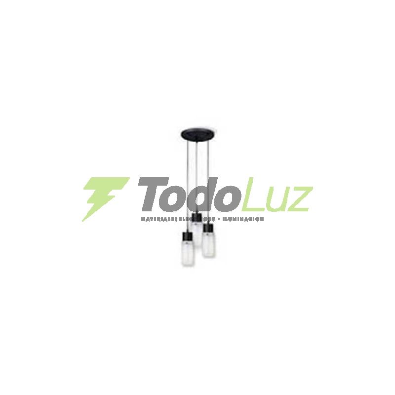 COLGANTE POLIP. TUBO TRIPLE COLORES VARIOS