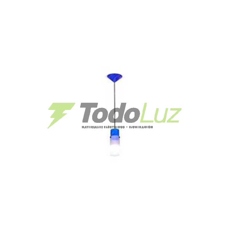 COLGANTE POLIP. TUBO SIMPLE COLORES VARIOS