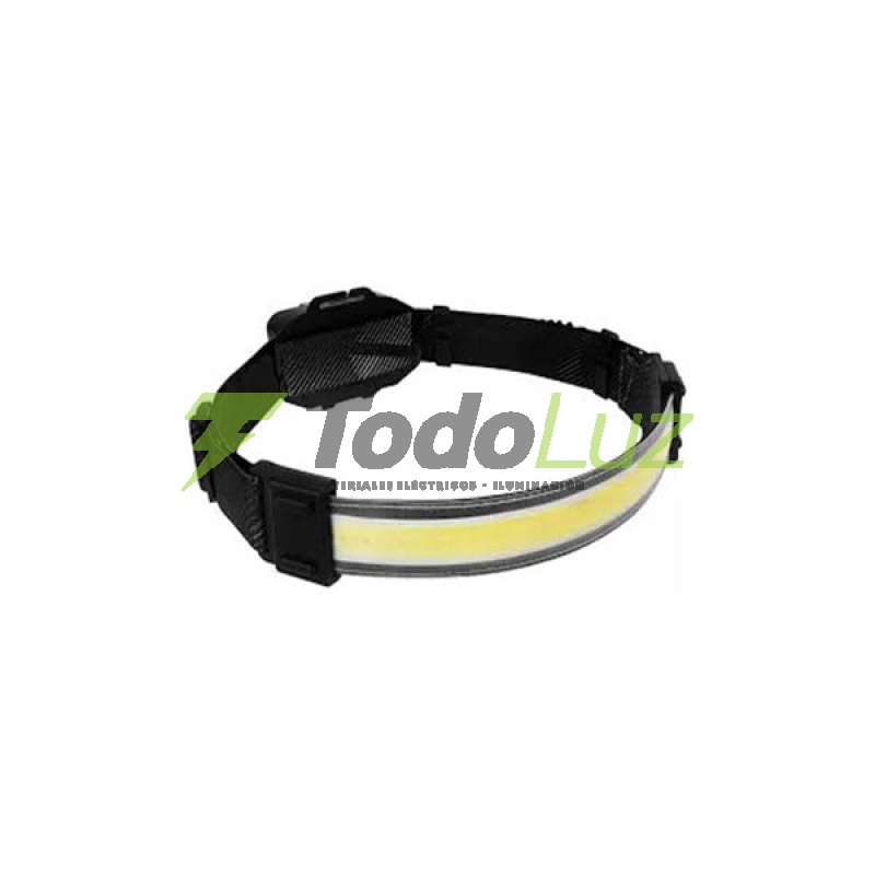 LINTERNA VINCHA LED COB ALTA LUMINOSIDAD 180°