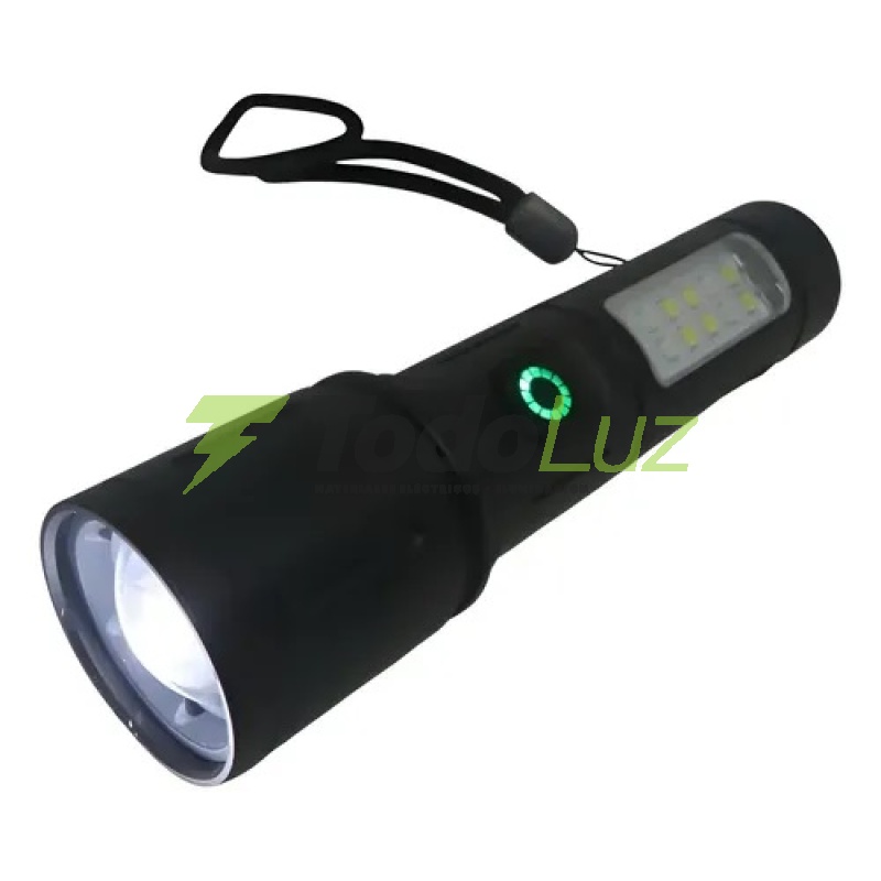 LINTERNA CUERPO DE ALUMINIO LED RECARGABLE C/ZOOM