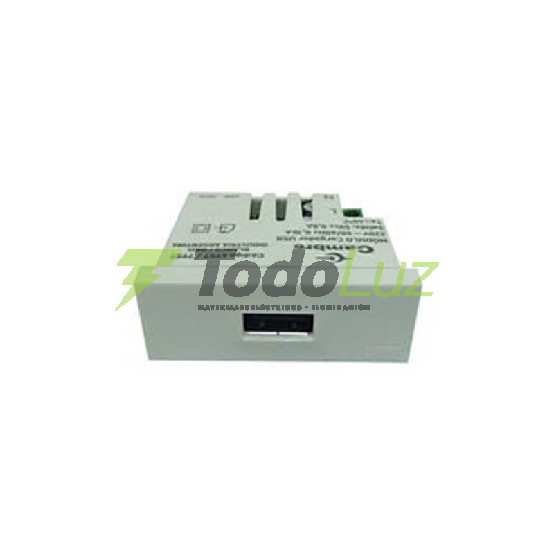 MODULO PUERTO USB CAMBRE BLANCO