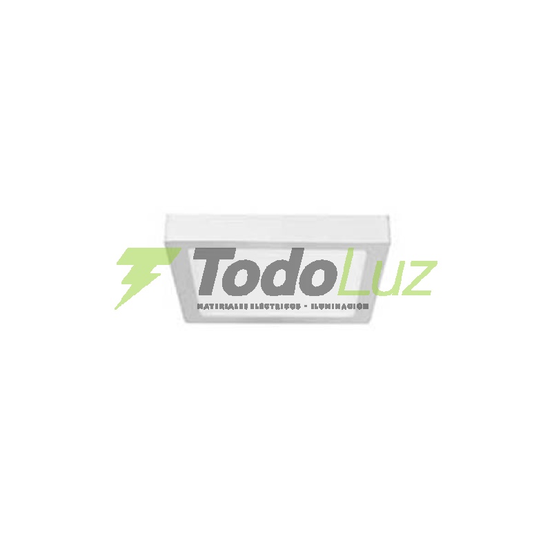 PROYECTOR DE LED EXTERIOR 12W CUADRADO LUZ CÁLIDA