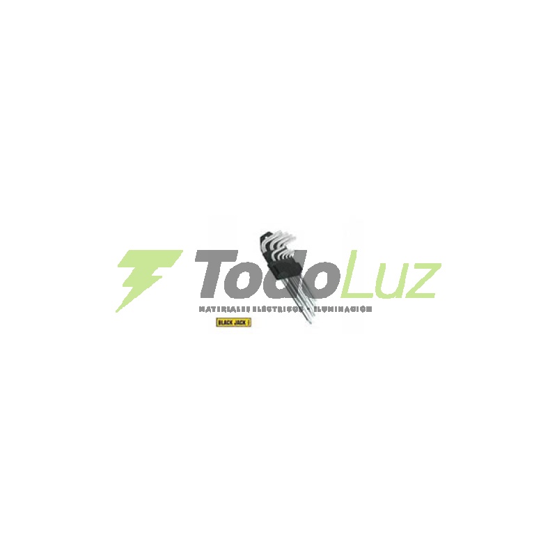 LLAVE TORK EN L 9 PIEZAS MEDIANA