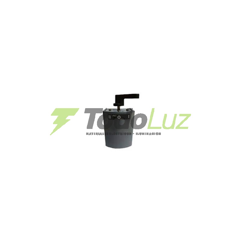 CONMUTADOR TRIPOLAR ROTATIVO 32A+N C/CAJA CHAPA