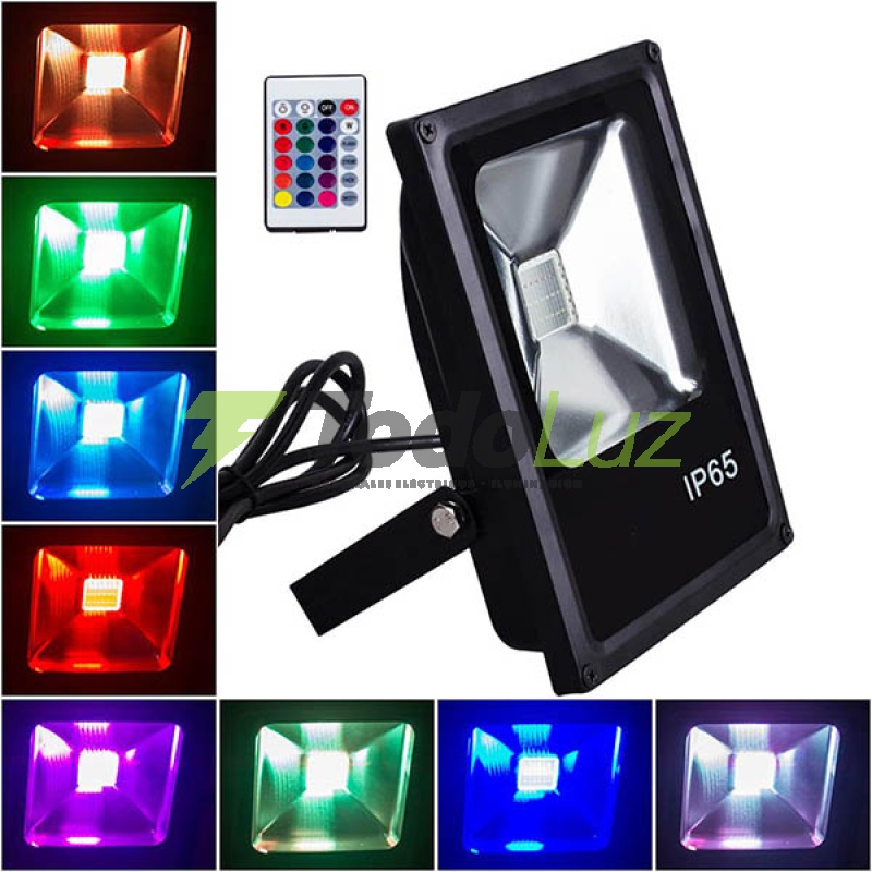REFLECTOR DE LED ALUMINIO IP-65 30W RGB INHALAMB.