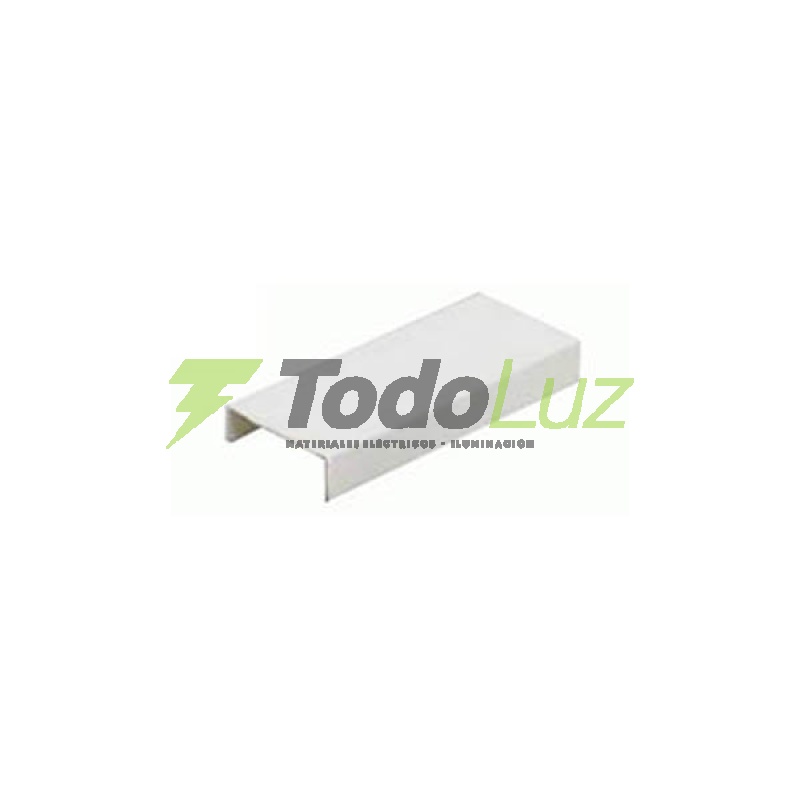 ACCESORIO P/CABLECANAL 14 X 7 UNION PLANA BLANCA