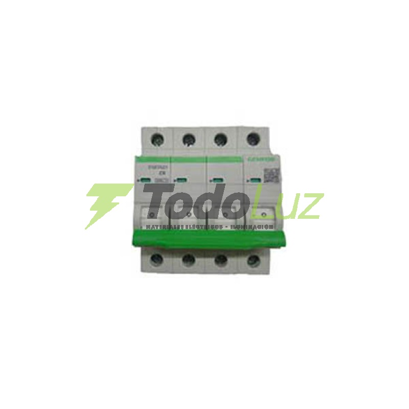TERMOMAGNETICA TETRAPOLAR 4 X 63A 4,5KA CURVA C