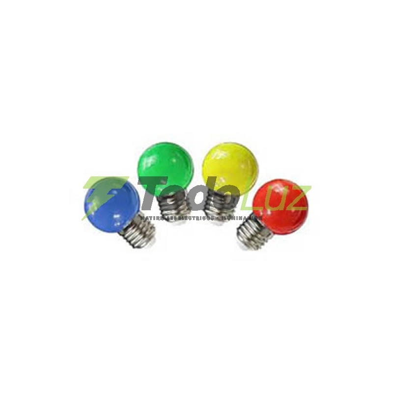LAMPARA GOTA LED 1W E-27 AZUL