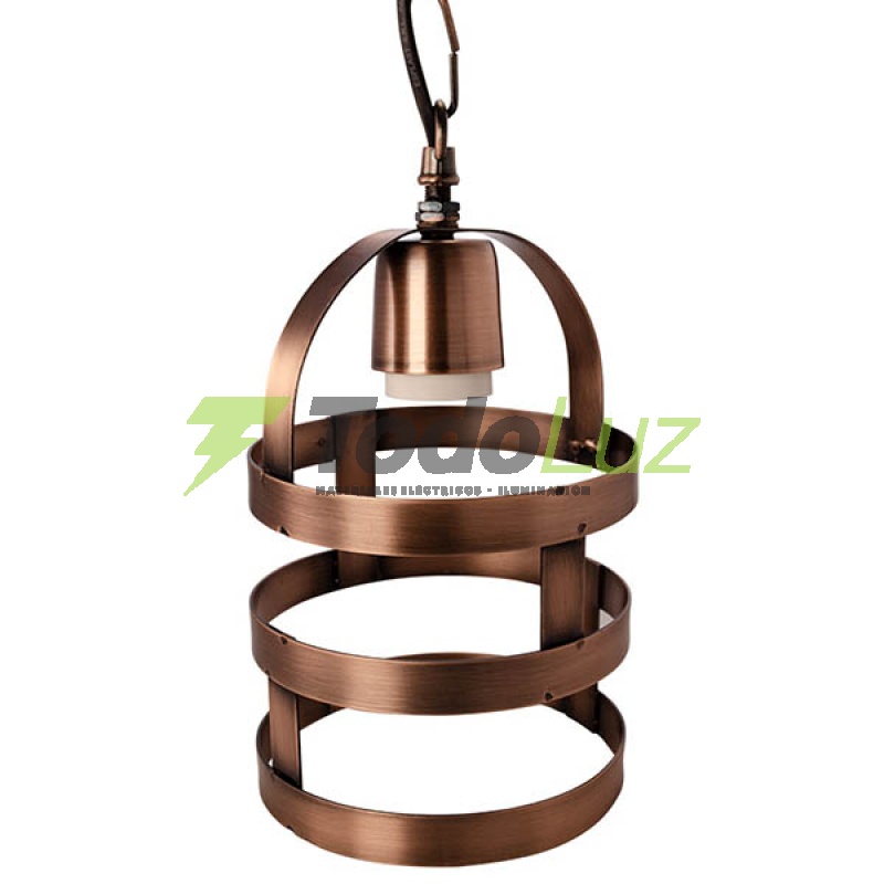COLGANTE FELIPE 20CM HIERRO GRAFITO