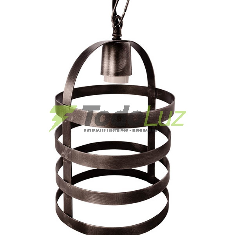 COLGANTE FELIPE 25CM HIERRO GRAFITO