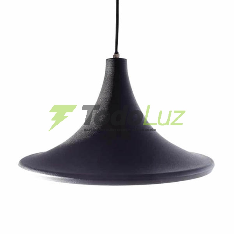COLGANTE CHAPA CONICO NEGRO TEX./COBRE PINT.