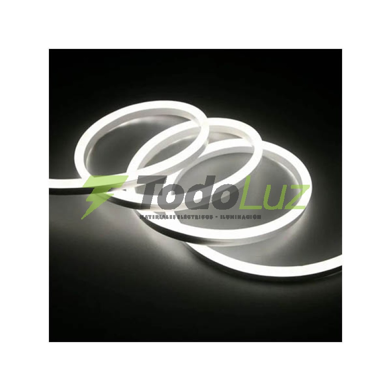 TIRA DE NEON X 5MTS 12V EXTERIOR LUZ FRIA
