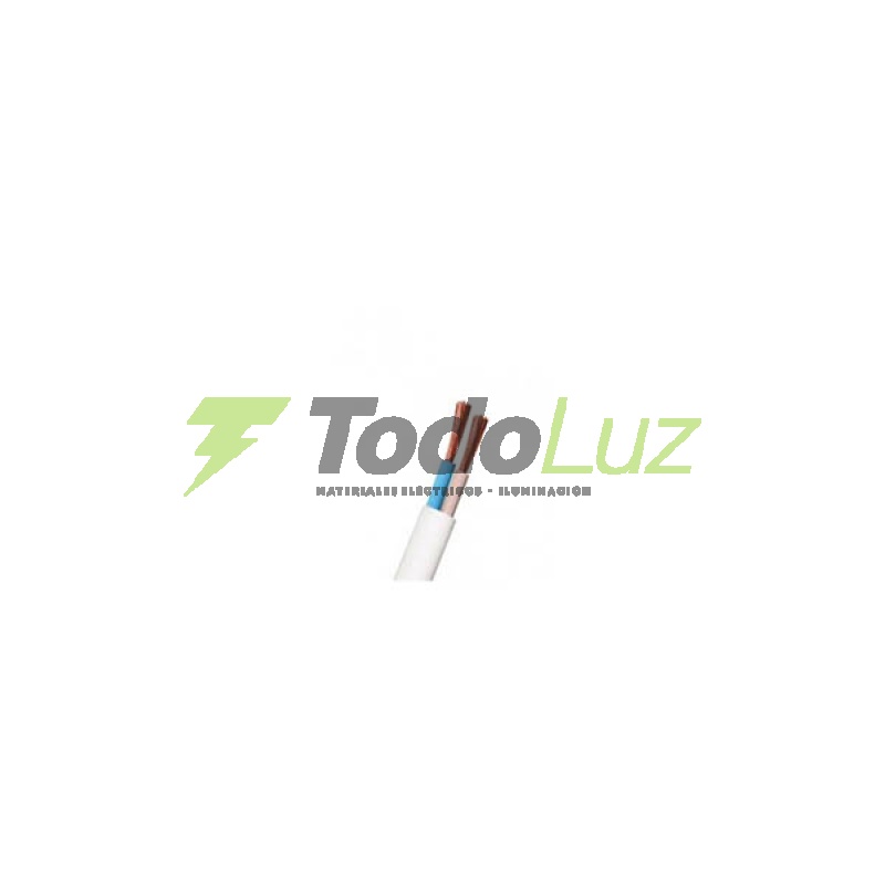 CABLE ENVAINADO CHATO 2 X 0.50MM NEGRO