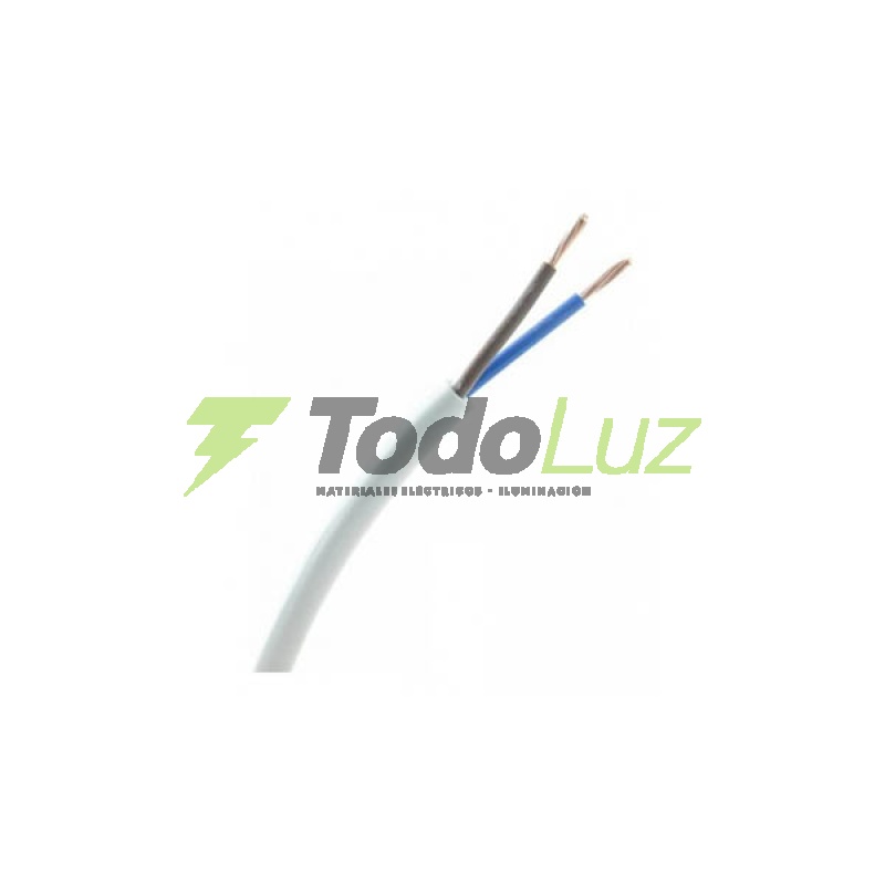 CABLE TIPO TALLER 2 X 1MM BLANCO