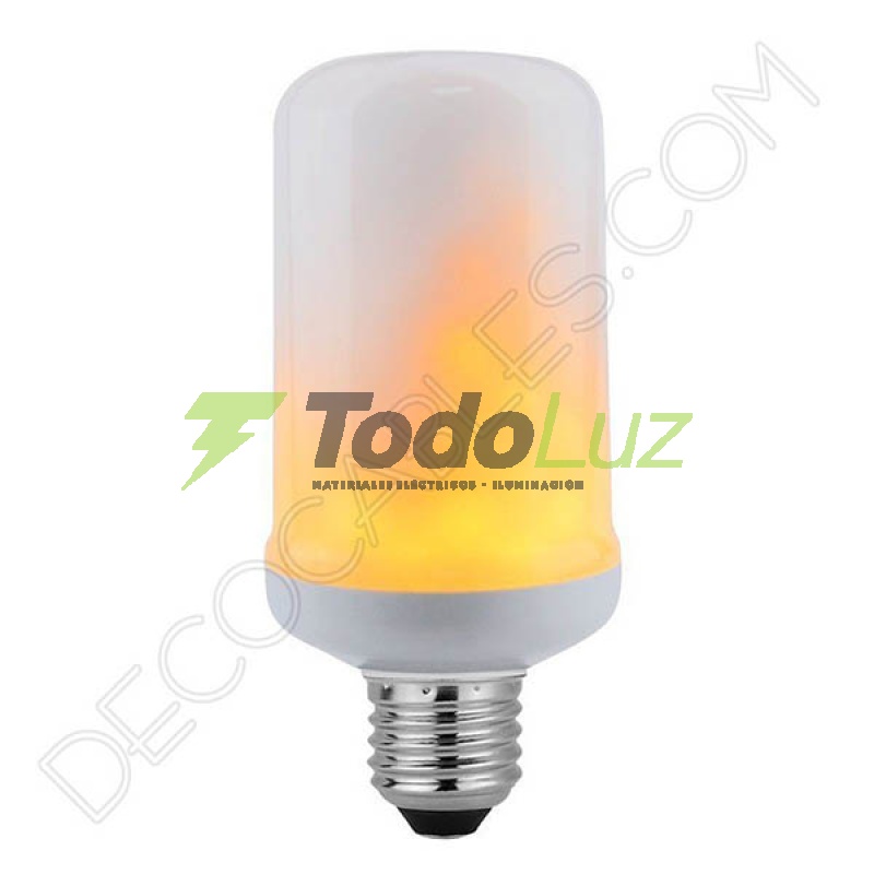 LAMPARA LLAMA LED 6W E-27 3 EFECTOS