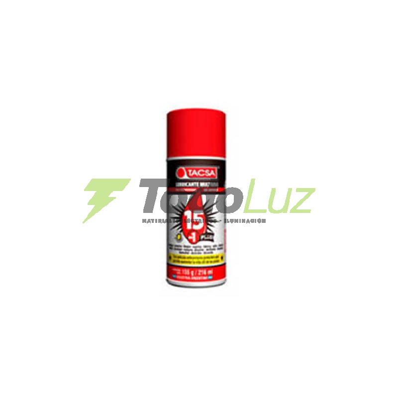 LUBRICANTE MULTIUSO 216CC AEROSOL 15 EN 1 PLUS