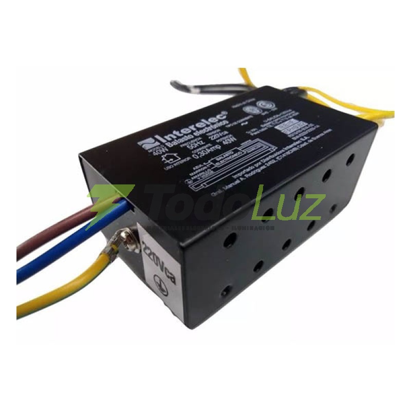BALASTO ELECTRONICO 20W