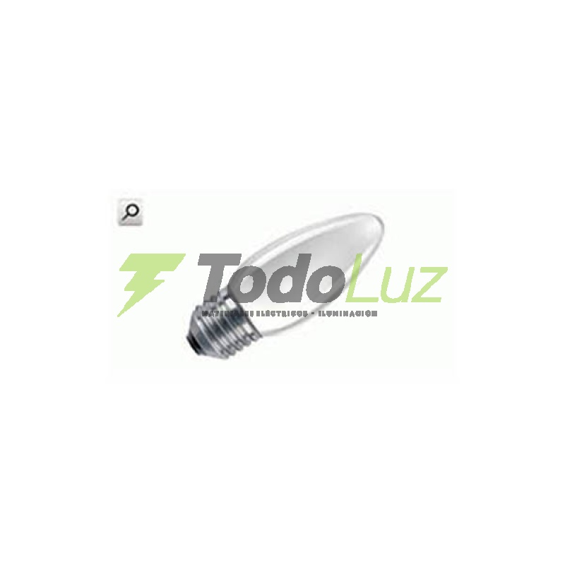 LAMPARA ECOHALOGENA TIPO VELA SIL 28W (40W) E-27