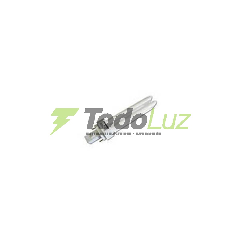 LAMPARA FLUOR. COMPACTA PLD 18W 2 PIN G-24D L. DIA